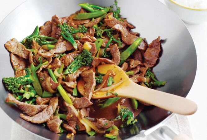 Roasted ginger meat