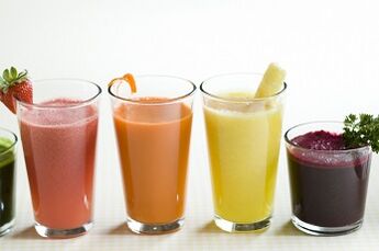 Juice diet to lose weight.