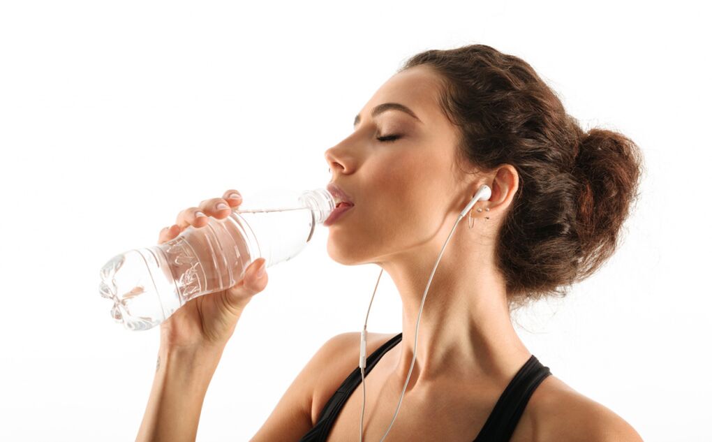 drinking regimen on a diet