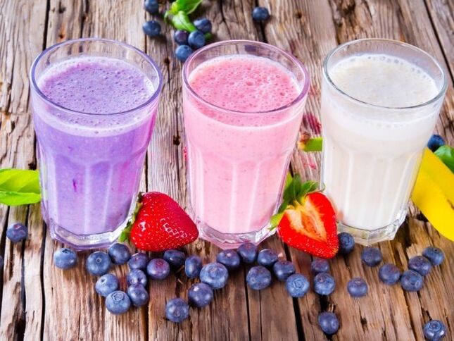 fruit and vegetable smoothies and cocktails to lose weight